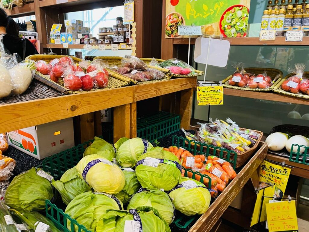 伊豆・村の駅の新鮮野菜