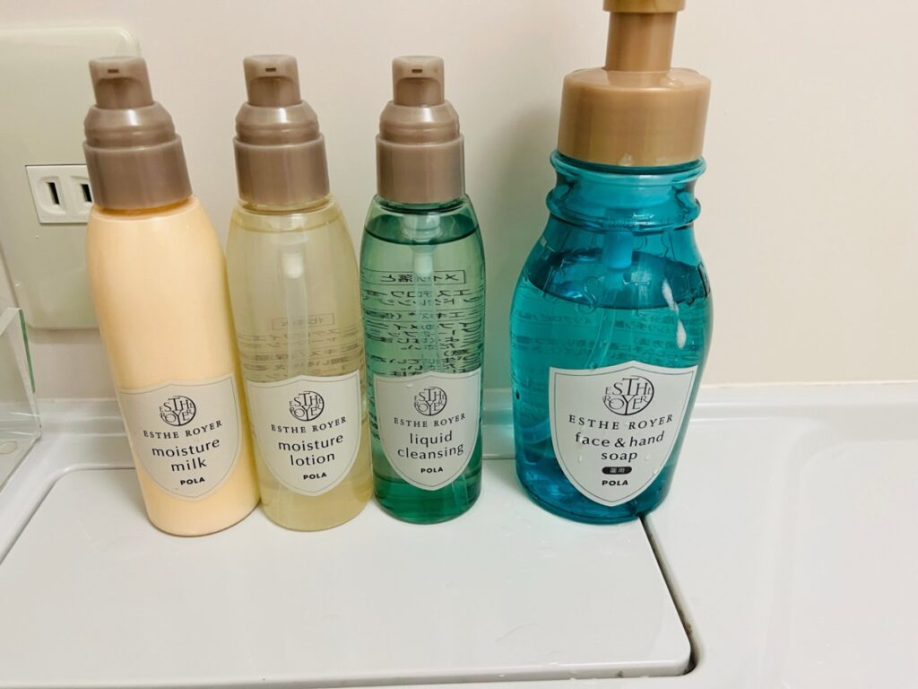 センチュリオンホテル&スパ倉敷のPOLAスキンケア4点セット