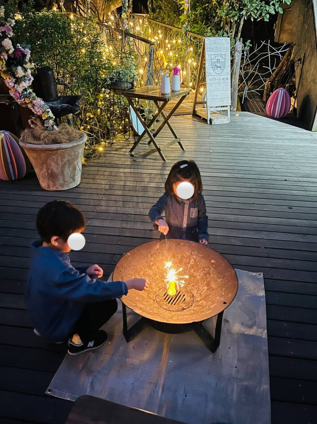 手持ち花火&線香花火体験（無料・18時〜20時）