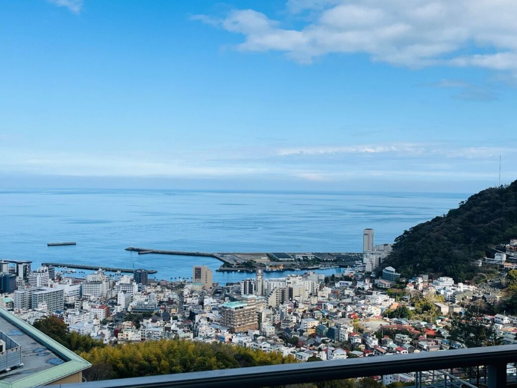 リゾナーレ熱海の客室から望む相模湾